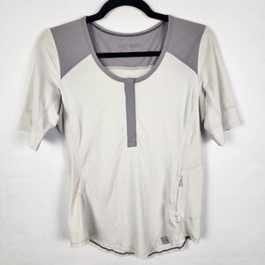 511‎ Tactical Women’s Short Sleeved Shirt Button Front Size Small Gray/purple